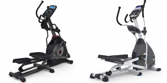 Side by side comparison of Schwinn 470 and Nautilus E616