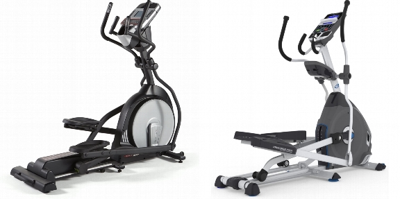 Side by side comparison of Sole Fitness E25 and Nautilus E616