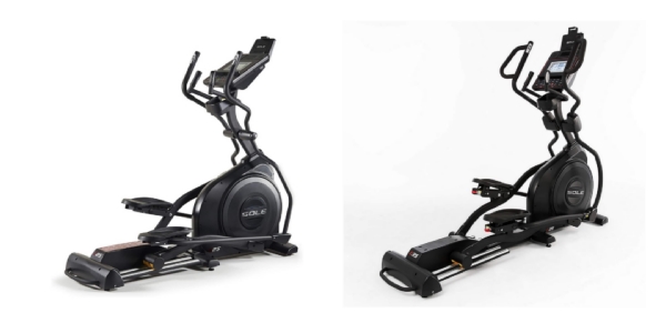 Side by side images of Sole Fitness E25 and Sole Fitness E35